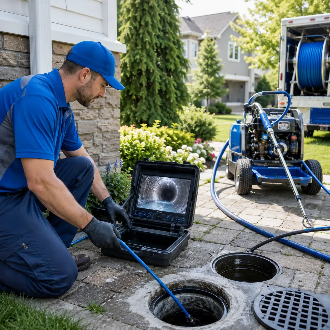 Outdoor drain cleaning professionals serving Squaw Valley, CA